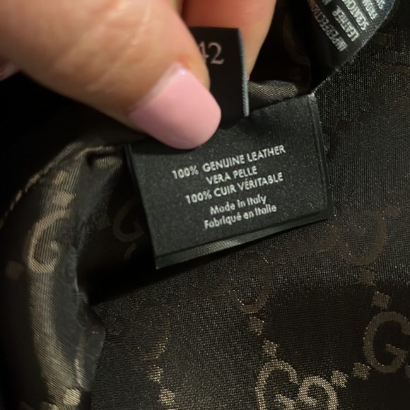 GUCCI. leather trench coat - Picture 12 of 15